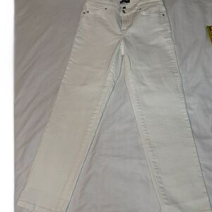 NYDJ White Straight-Leg Jeans – Size 4